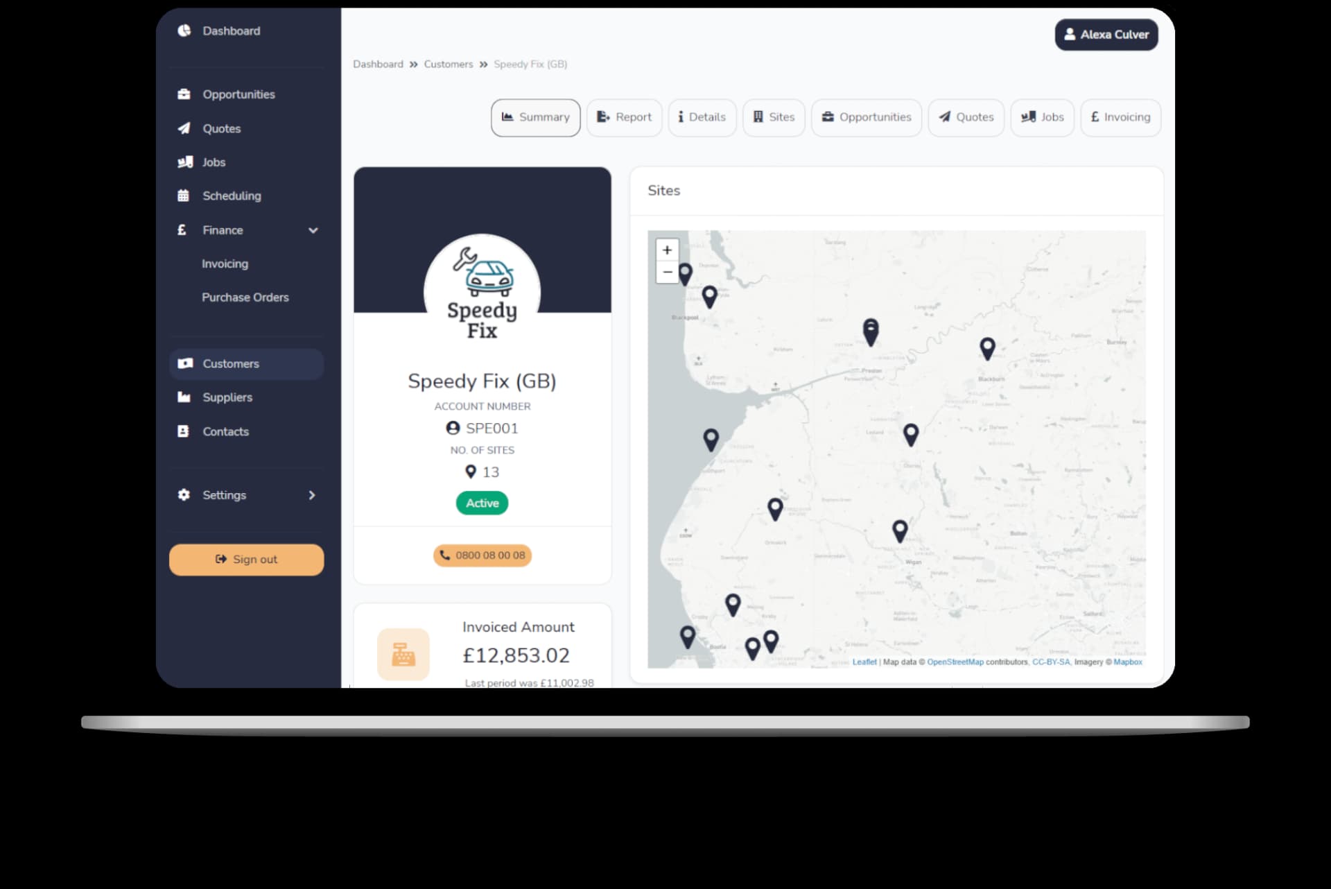 Image of Dsposal's Paperwork software on a laptop