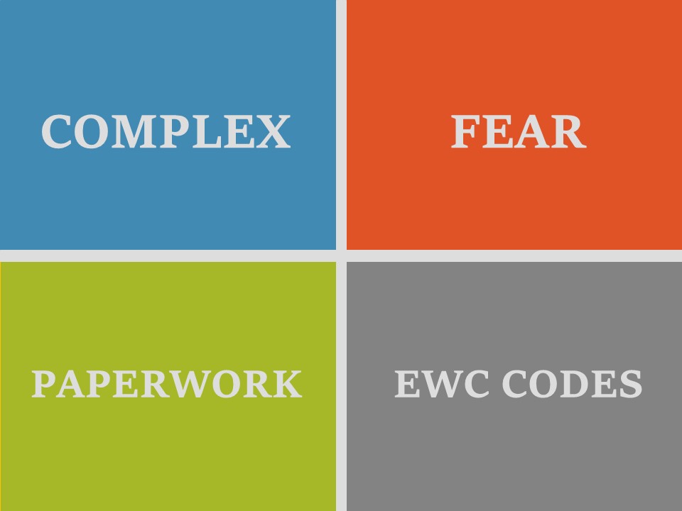 blue complex red fear green paperwork grey ewc codes